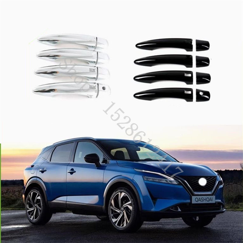 For 2023 2024 2025 Nissan Qashqai J12 ABS Chrome Car Accessories Door Handle Bow