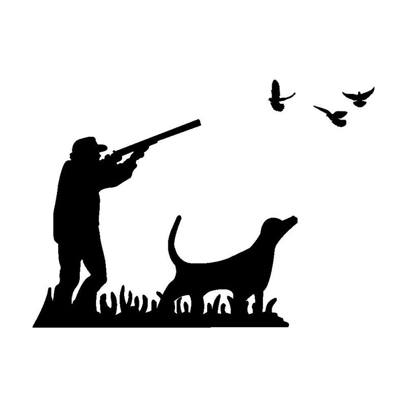 Thumbnail: Car Stickers Personalized Creative Stickers Hunting Car Decoration Waterproof Su