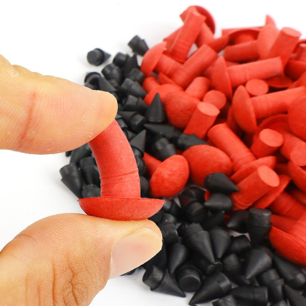 Thumbnail: 180pcs Car Rubber Tire Patch Mushroom Head Tire Repair Universal Motorcycle Elec