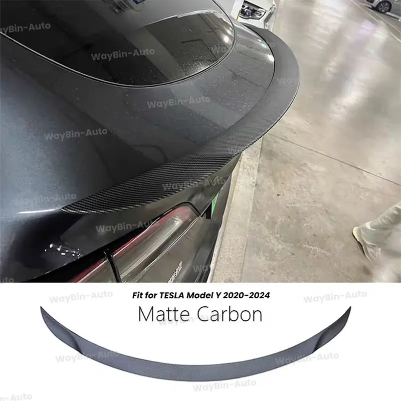 Thumbnail: For Tesla Model 3 Y 2020-2024 Performance Rear Spoiler Trunk Spoiler Wing Model