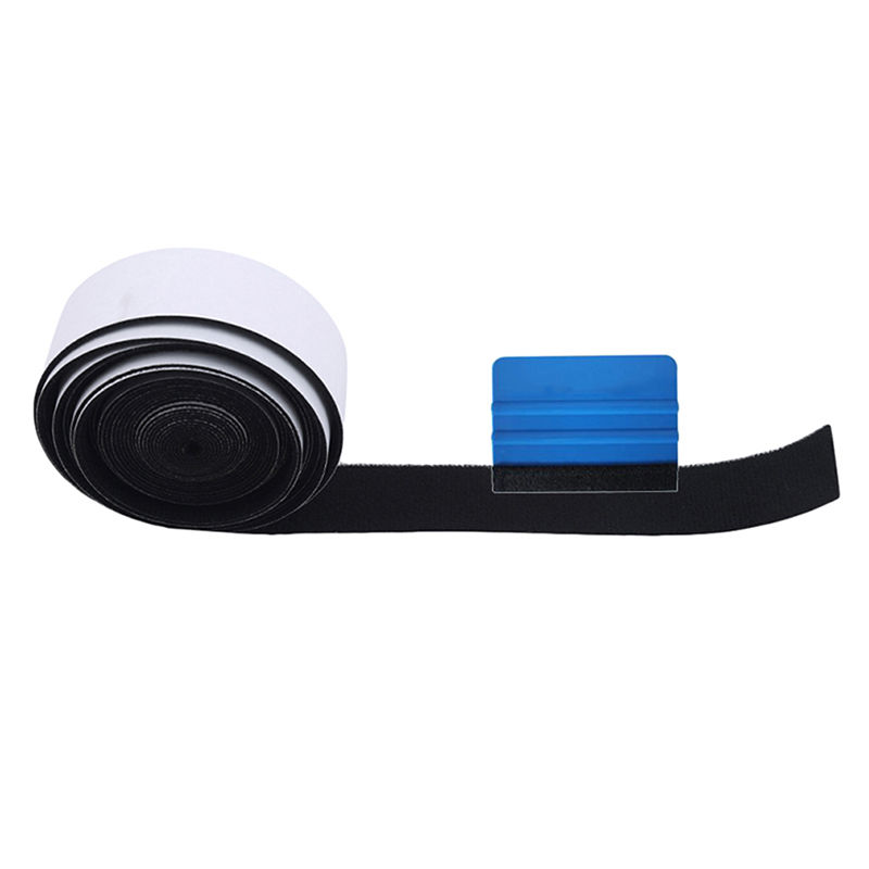 Carbon Fiber Vinyl Squeegee Spare Suede Fabric Cloth Car Wrap Tool Window Tint S