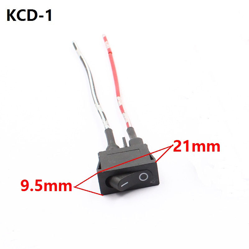 Thumbnail: 1x Universal Boat Rocker Horn Switch 10A 125V AC 6A 250V 2Pin Black Refit Snap-i