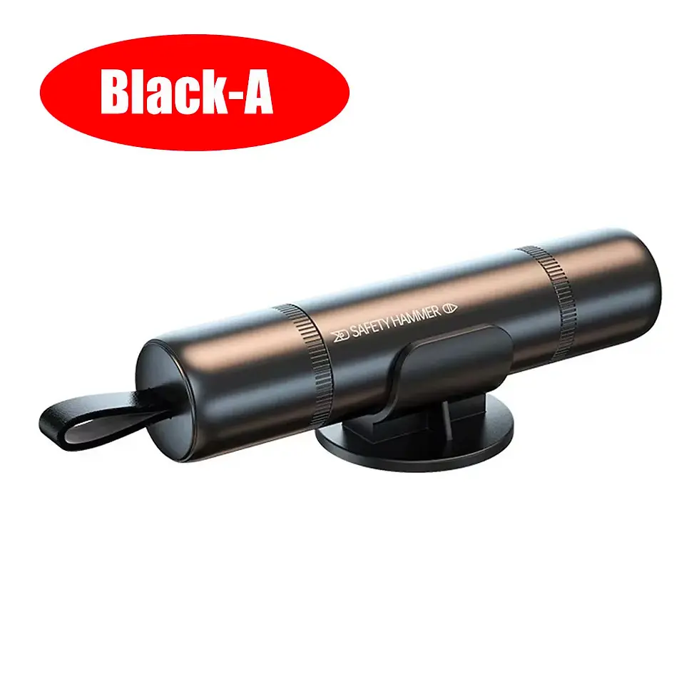 Thumbnail: 2 In 1 Car Safety Hammer Emergency Glass Breaker Cut The Seat Belt High Hardness