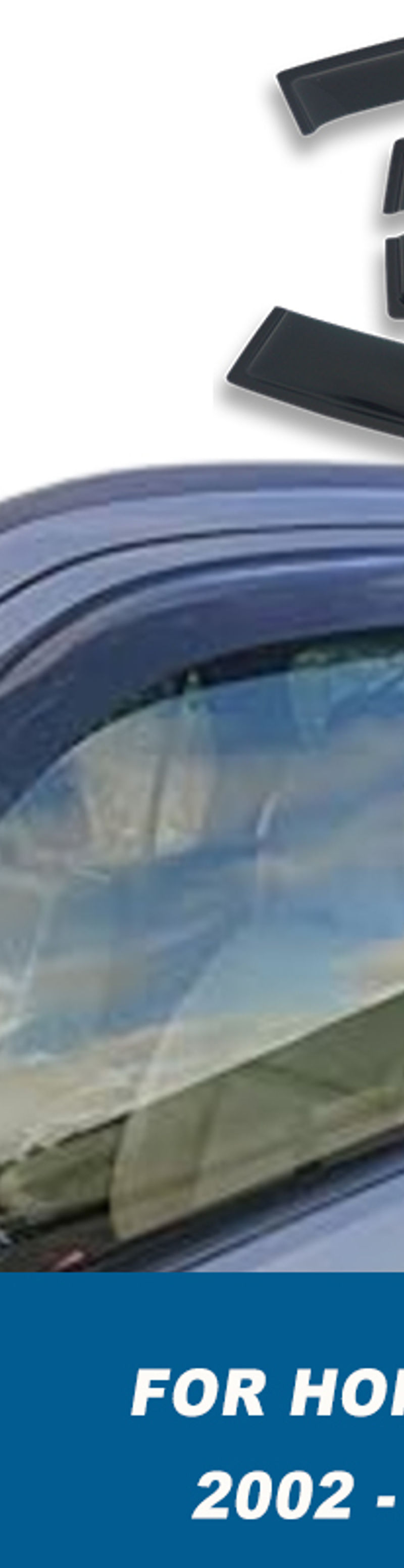 Side Window Deflectors For Honda CRV 2002 2003 2004 2005 2006 Sun Rain Guards Pr
