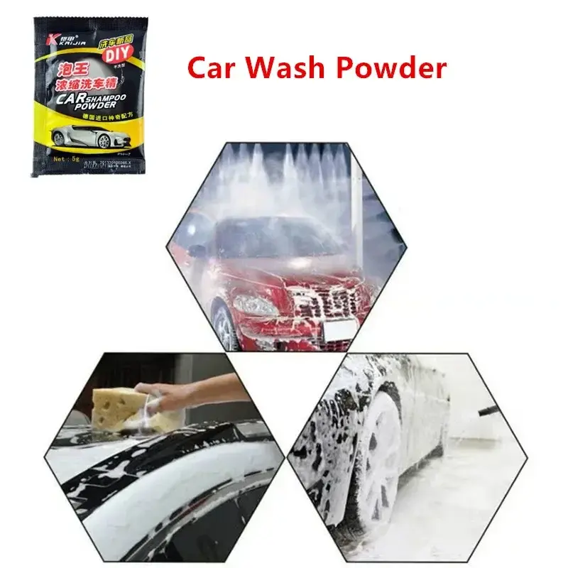 Thumbnail: 10/20PCS Car Wash Powder Auto Cleaning Shampoo Car Paint Care Coating Clean Tool