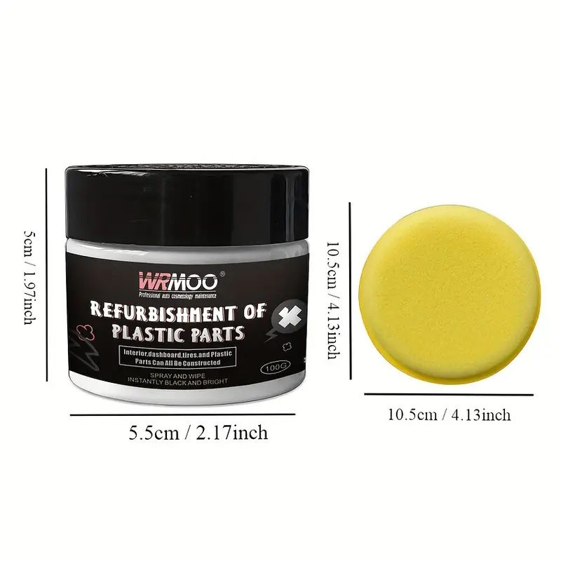 Thumbnail: Car Plastic Restorer Back To Black Gloss Car Cleaning Products Plastic Leather R
