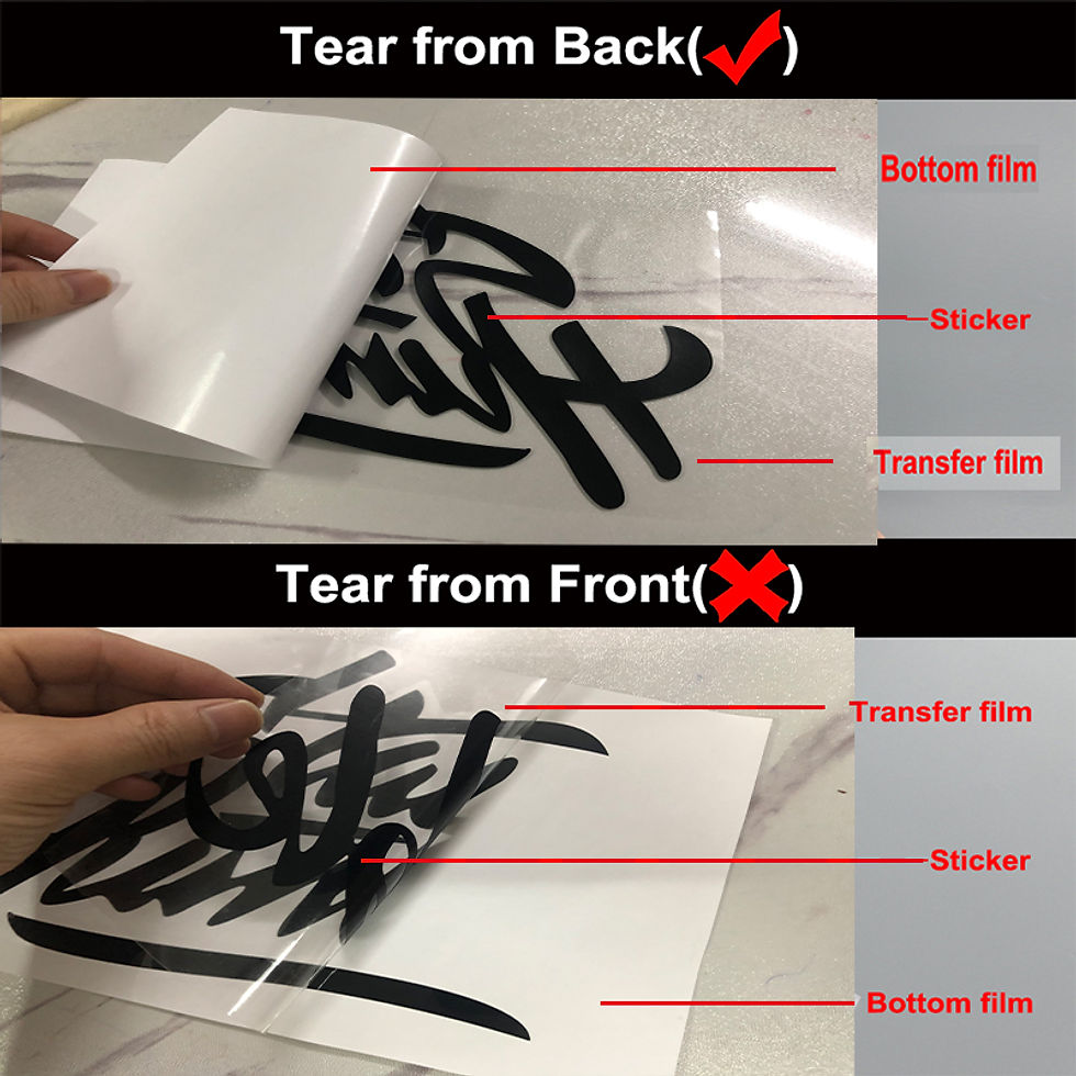 Thumbnail: TCR Left And Right Vinyl Tuning Sticker For Car Side Decor Decal Honeycomb Auto