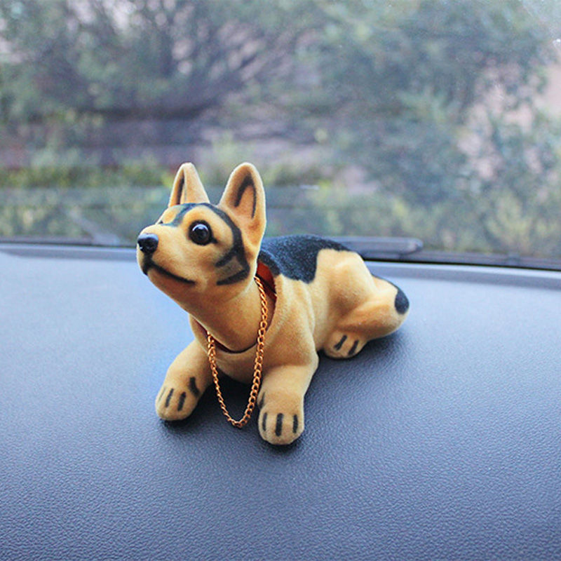 Thumbnail: Car Doll Husky Beagle St Bernard Shepherd Shake Head Dog Decoration Car Interior