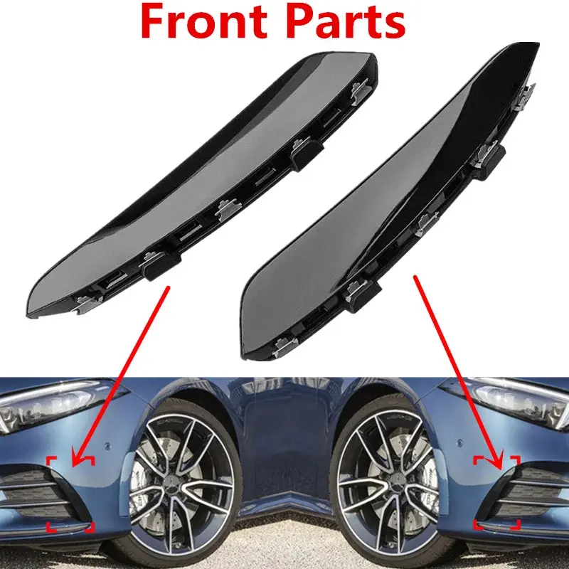 Thumbnail: For Benz W177 AMG Line A Class A200 A250 A35 2019 Front Rear Bumper Lip Fog Lamp
