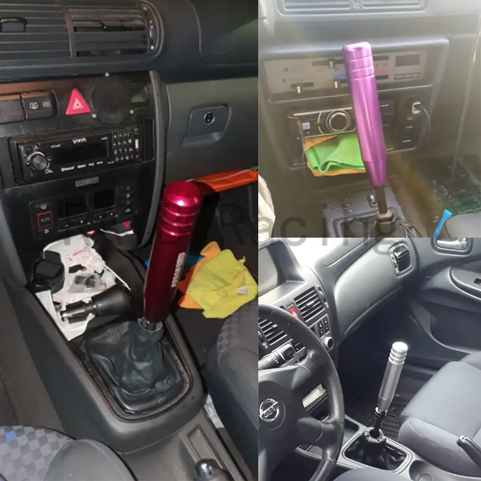 Thumbnail: Universal Auto JDM 18cm Length Aluminum Gear Shift Knob Racing Car Shift Gear Kn