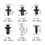Thumbnail: 100pcs Car Accessories Mixed Auto Fastener Clip Push Retainer For F10 Bmw Mazda