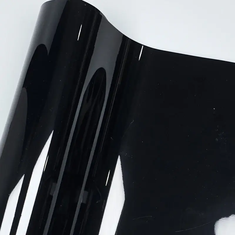 Thumbnail: 3 layers 50x200/300/500CM, PPF bright black vinyl protective film for car paint