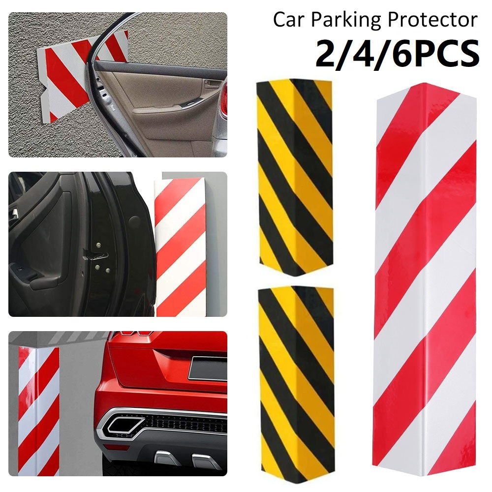 2-6pcs Garage Wall Protector Foam Edge Corner Bumper Foam Wall Corner Guard Car