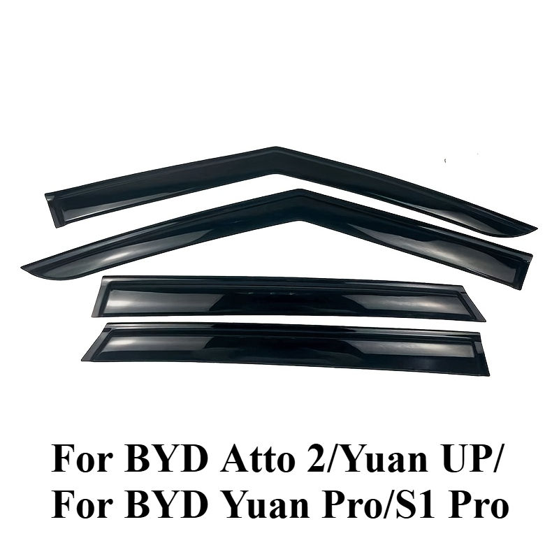 Thumbnail: 4pcs Window Visors For BYD Atto 2/Yuan UP/Yuan Pro/S1 Pro 2024-2026 Car Rain Def
