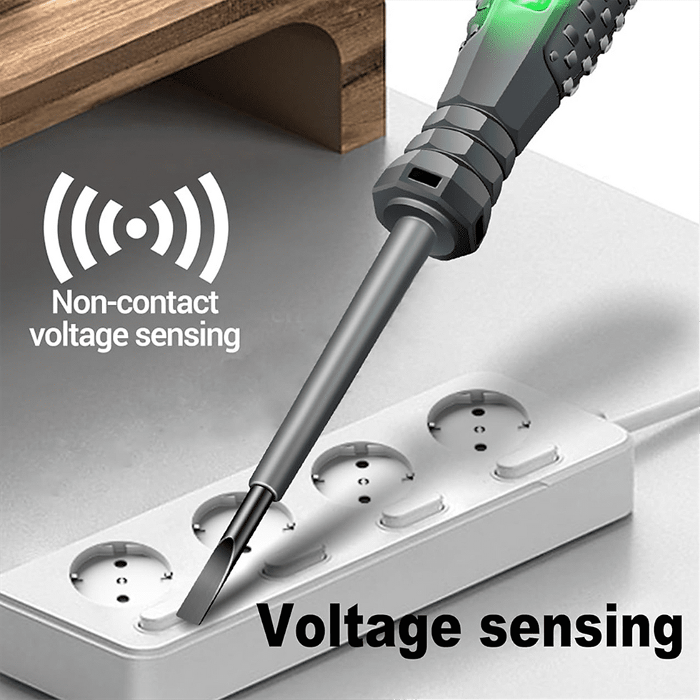 Thumbnail: Voltage Tester with Screwdriver Electrical Tester Tool Non Voltage Tester P..