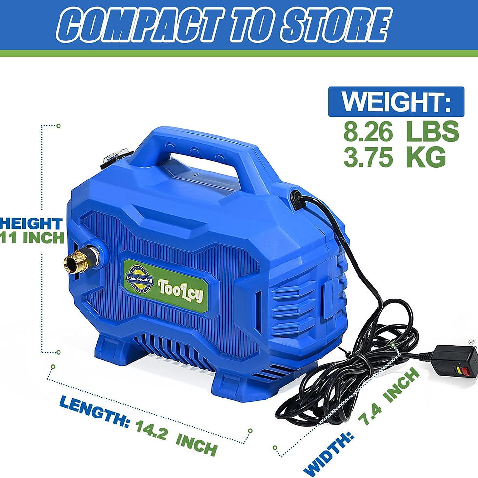 Thumbnail: Pressure Washer 2050 PSI Max, Power Washer Electric Powered, 50FT Pressure ..