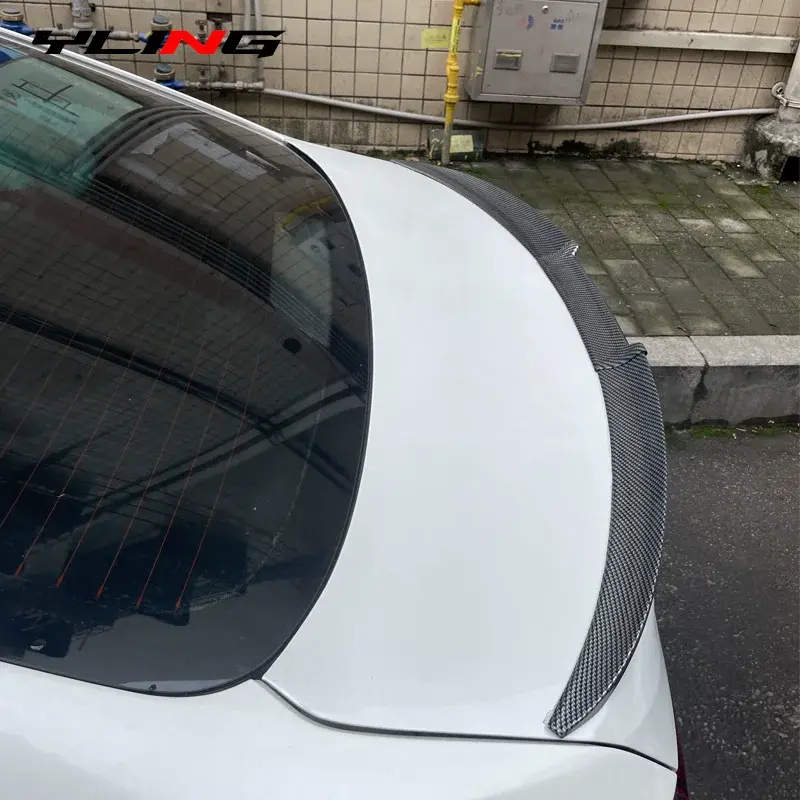 Thumbnail: Car Universal Rear Wing Roof Spoiler Sedan Hatchback DIY Length Fit For BMW E92