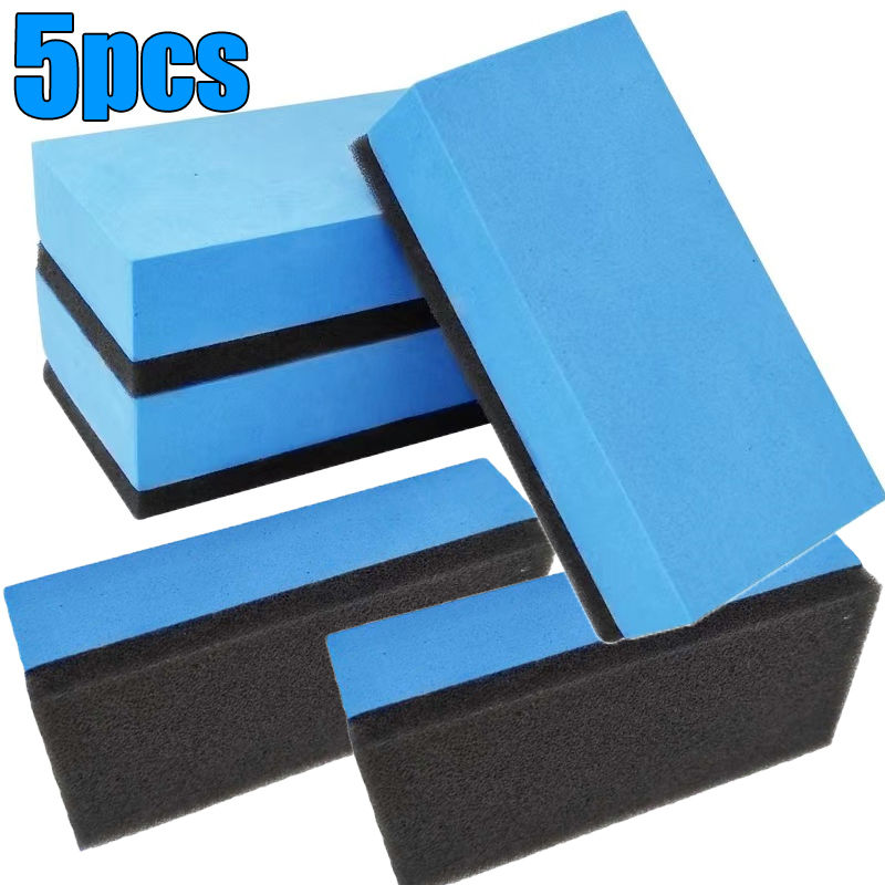 Thumbnail: 1/30PCS Car Ceramic Coating Sponge Applicator Glass Nano Wax Coat Sponges Blue S