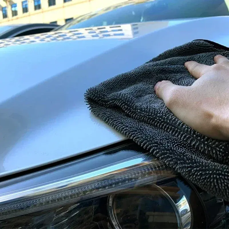 Thumbnail: Car Wash Towel 1200GSM Double Sided Towel Car Detailing Twisted Braid Cloth Supe
