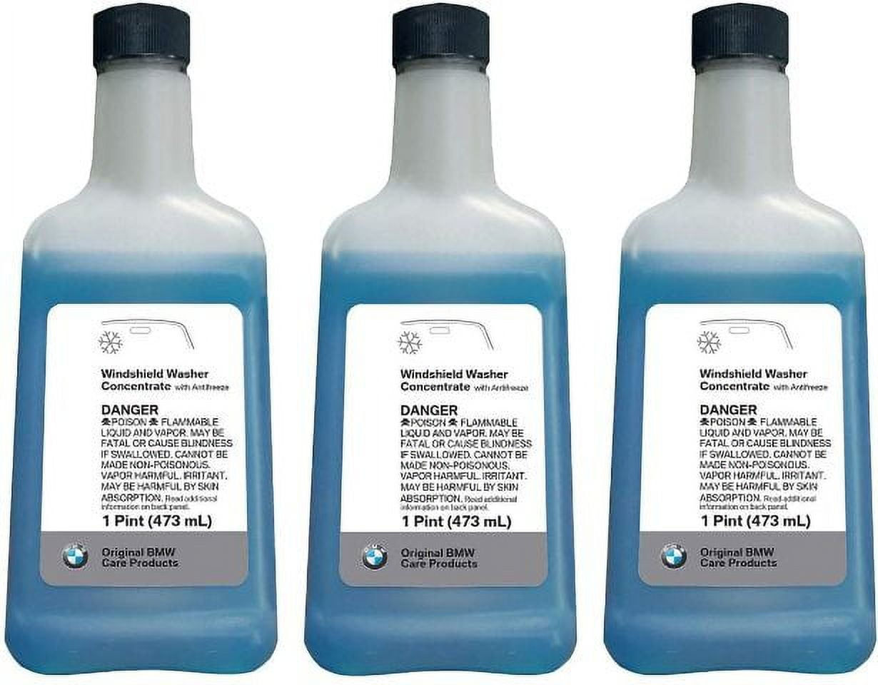 Genuine BMW Windshield Washer Fluid Concentrate 16oz. Set of 3 OE 831922217..