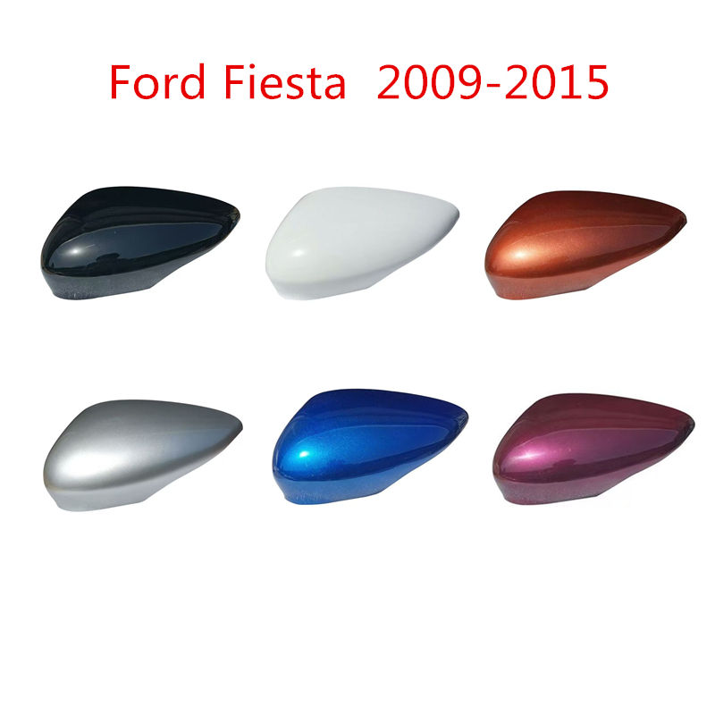 Side Mirror Cover For Ford Fiesta 2009 2010 2011 2012 2013 2014 2015 Rearview Mi