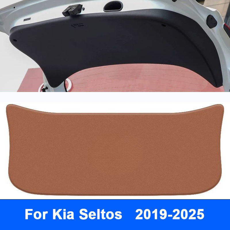 Thumbnail: For Kia Seltos 2019-2025 Car Trunk Door Anti Kick Pad Tailgate Anti-Scratch Prot