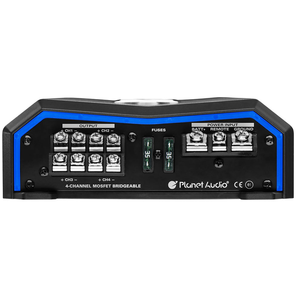 Thumbnail: Planet Audio PL2400.4 Pulse Series 4 Channel Class A/B Car Amplifier - 2400..