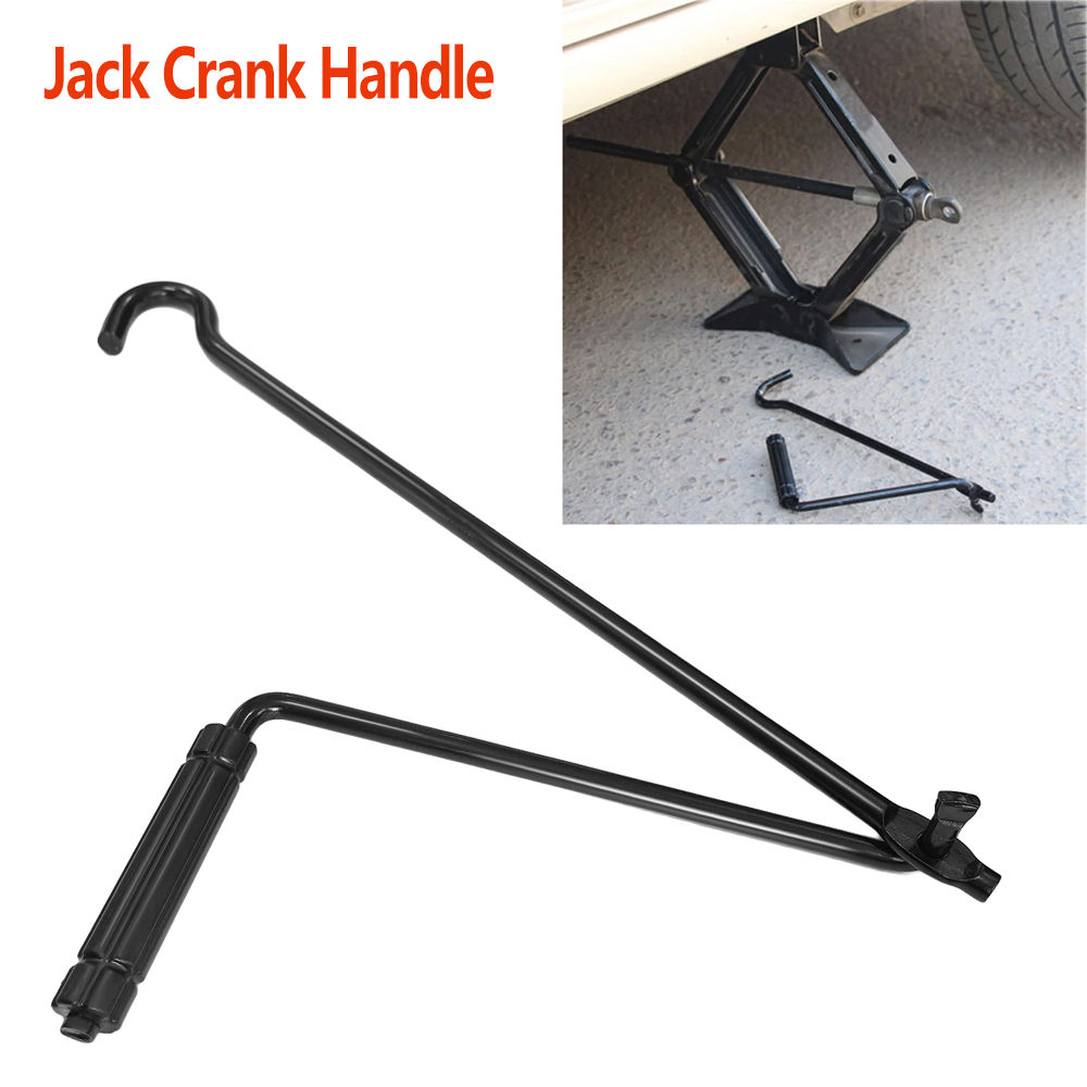 Car Jack Wrench Motorcycles Auto Tire Wheel Lug Hand Tool Labor Save Lift Spanne