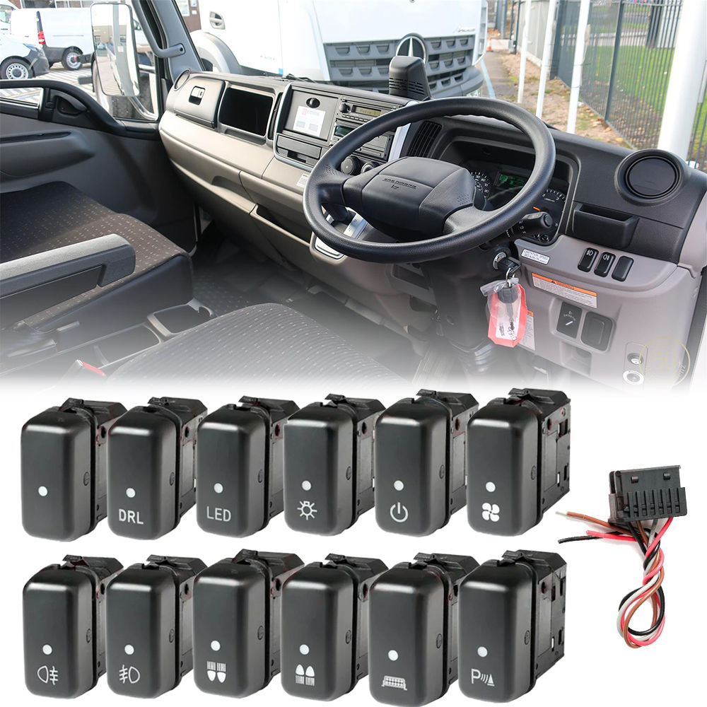1pcs Dash Switch Cluster Button Dashboard Control Switch Lower Button For Mitsub