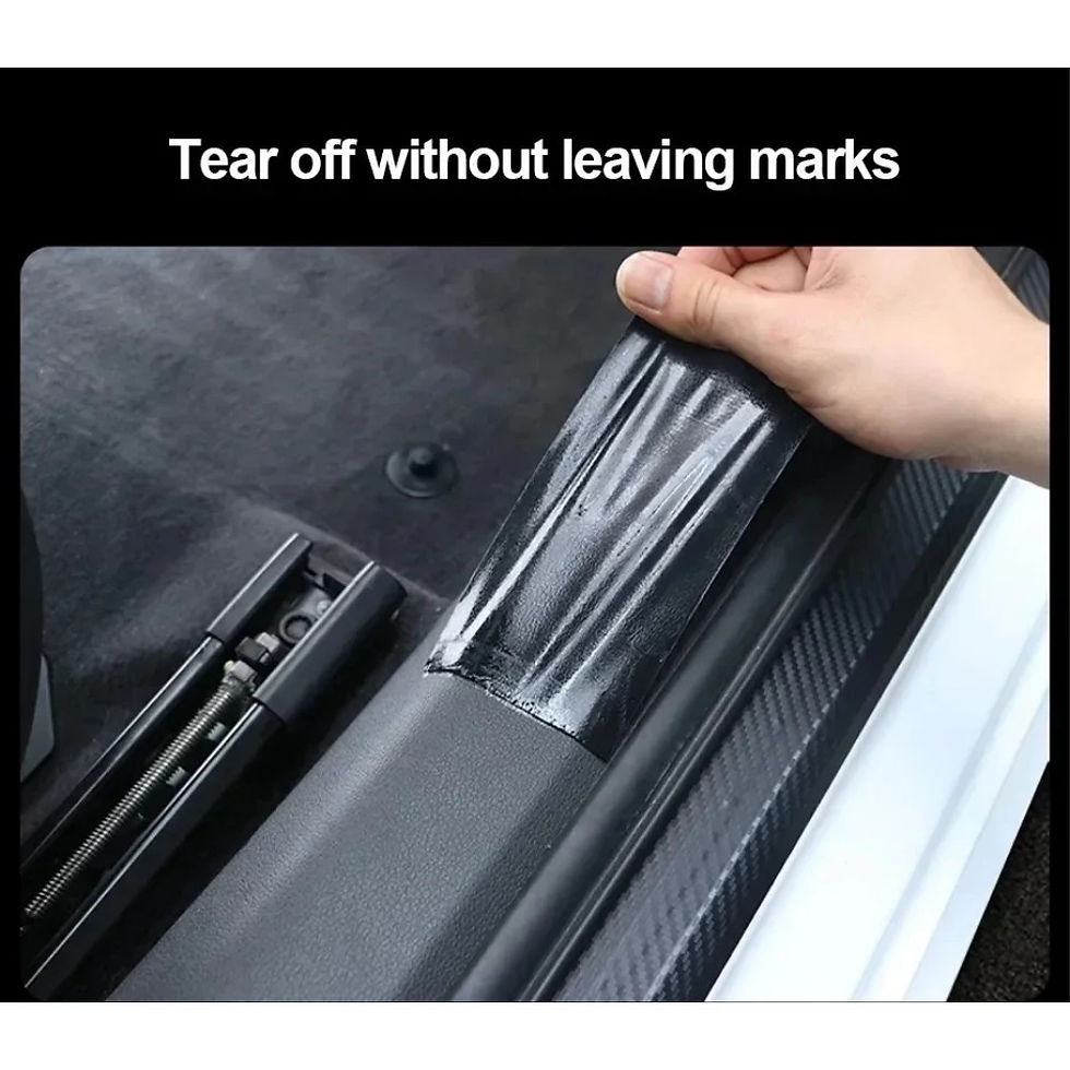 Thumbnail: 3D Carbon Fiber Sticker Paste Car Threshold Protective Film Anti Scratch Waterpr