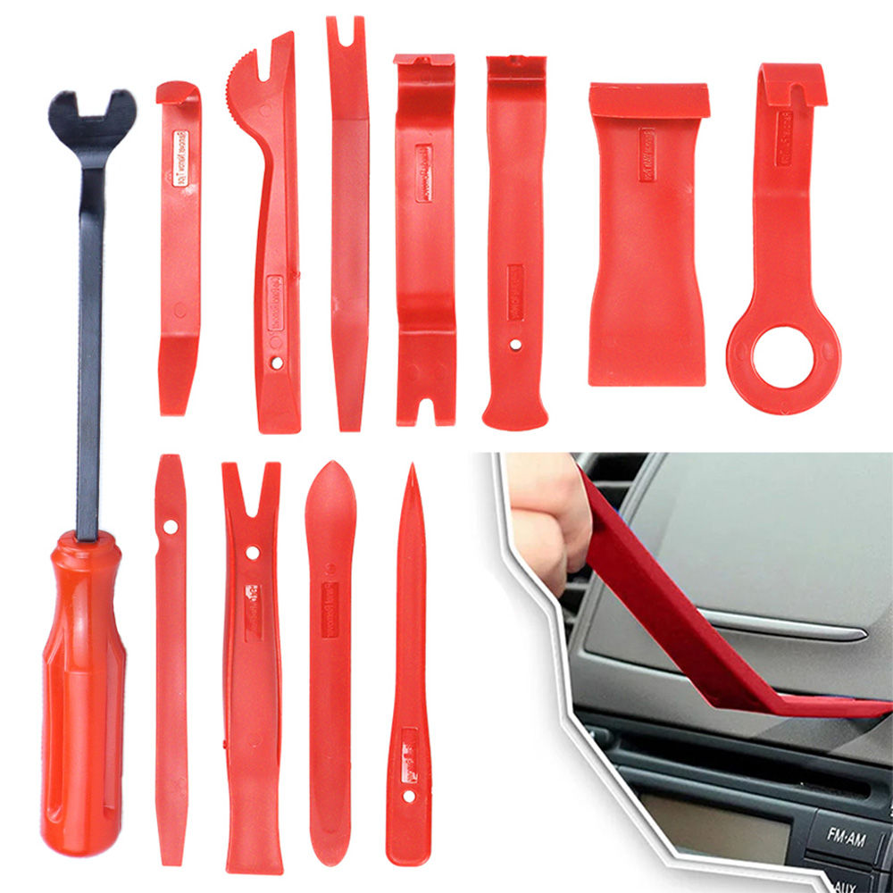 Car Interior Removal Kit - Easy To Pry Fasteners -Non-Scratch Remove Door Clips