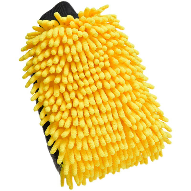 Large Microfiber Car Wash Mitt Waterproof Chenille Gloves Thick Car Cleaning Mit