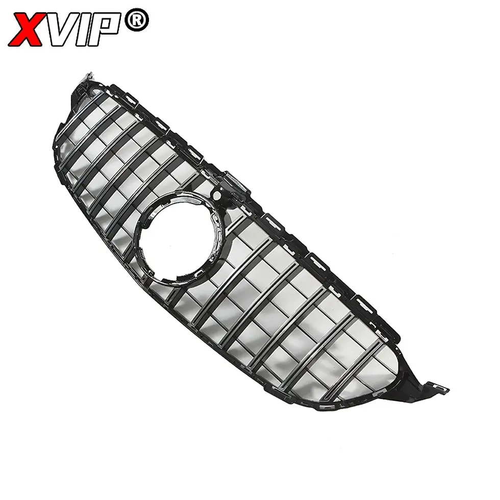 Thumbnail: XVIP Chrome Diamonds Style Upper Grille For Mercedes Benz C-Class W205 C300 C250