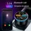 Thumbnail: FM Transmitter Modulator Car Mp3 Player Music Wireless Bluetooth 5.0 USB Fast Ch