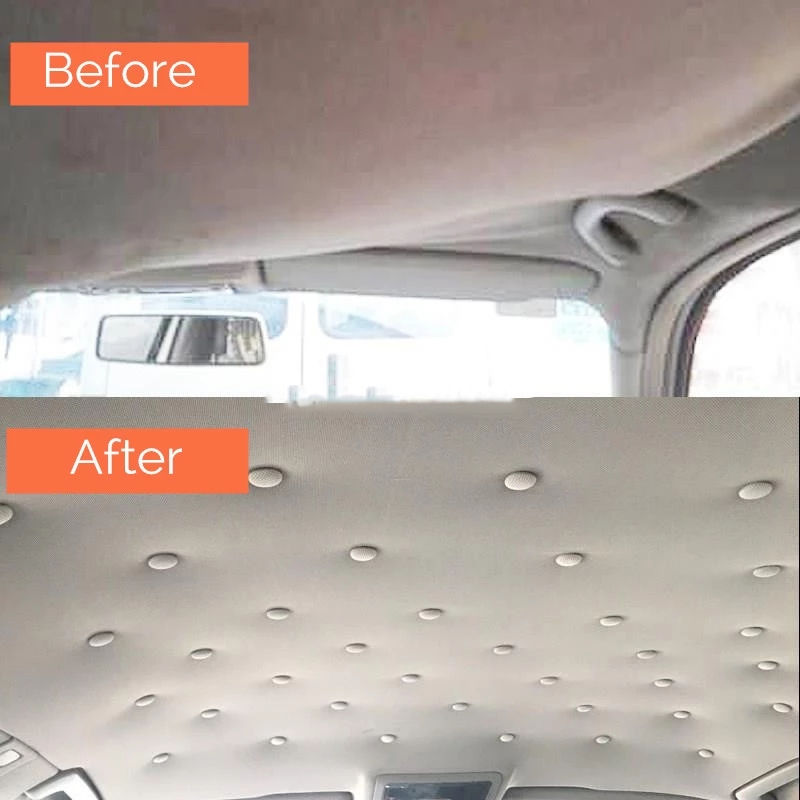 Thumbnail: 20pcs Car Interior Roof Fixing Buckles Headliner Ceiling Cloth Fixing Screw Care