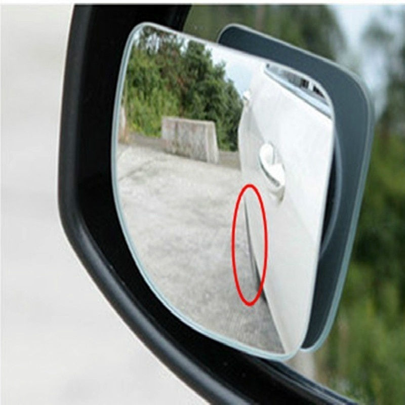 Thumbnail: 2pcs/set Adjustable HD Glass Convex Car Motorcycle Blind Spot Mirror for Parking