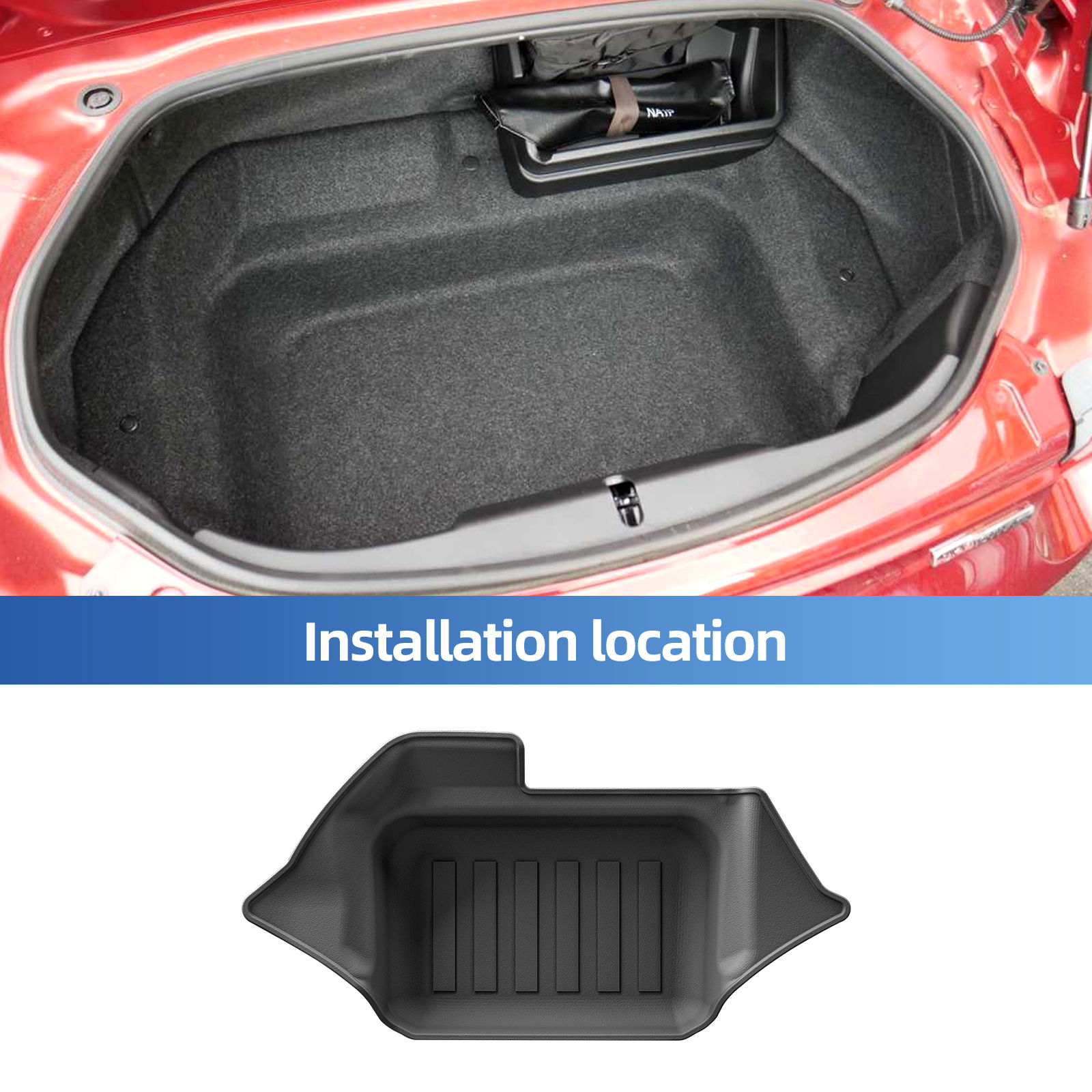 for Mazda MX-5 Miata MX5 Mazda Roadster 2016-2024 Car Trunk Mat Protective Mat C