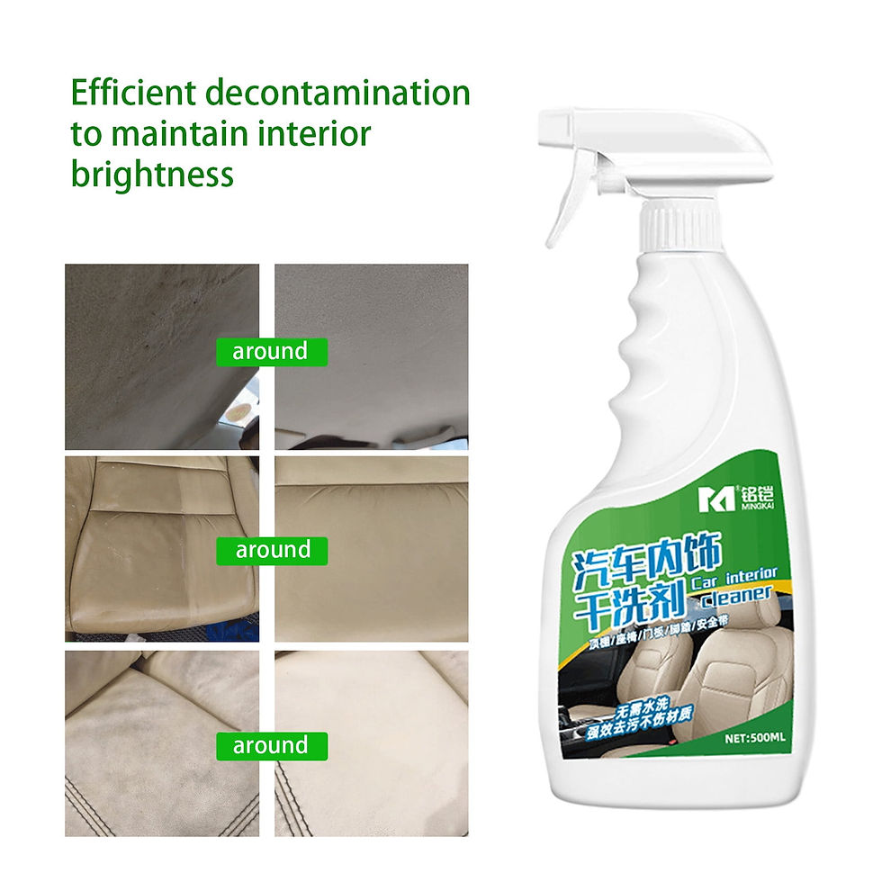 Thumbnail: lulshou Super Cleaner Effective Car Interior Cleaner Leather Car Seat Clean..