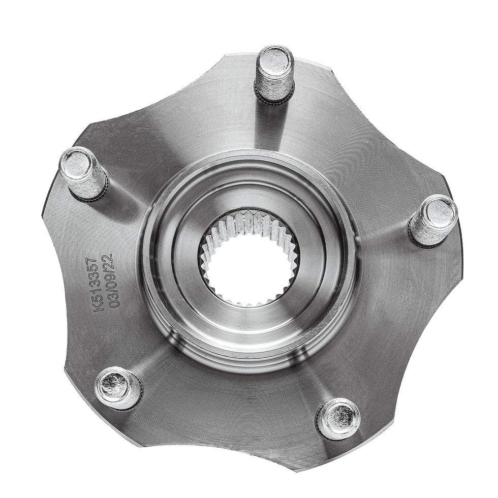Thumbnail: Detroit Axle - Front Driver or Passenger Side Wheel Bearing and Hub Assembl..