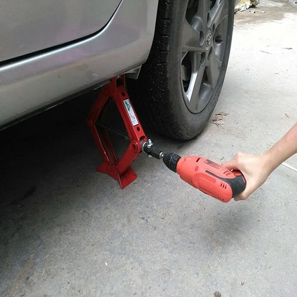 Thumbnail: 1/2 Inch Scissor Jacks Adaptor Drive Impact Wrench Adapter Tool Jack Shear Chrom