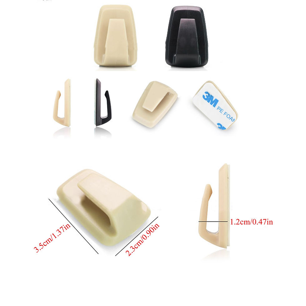 Thumbnail: DSYCAR 3Pcs/lot Car Hooks Organizer Storage for USB Cable Headphone Key Self Adh