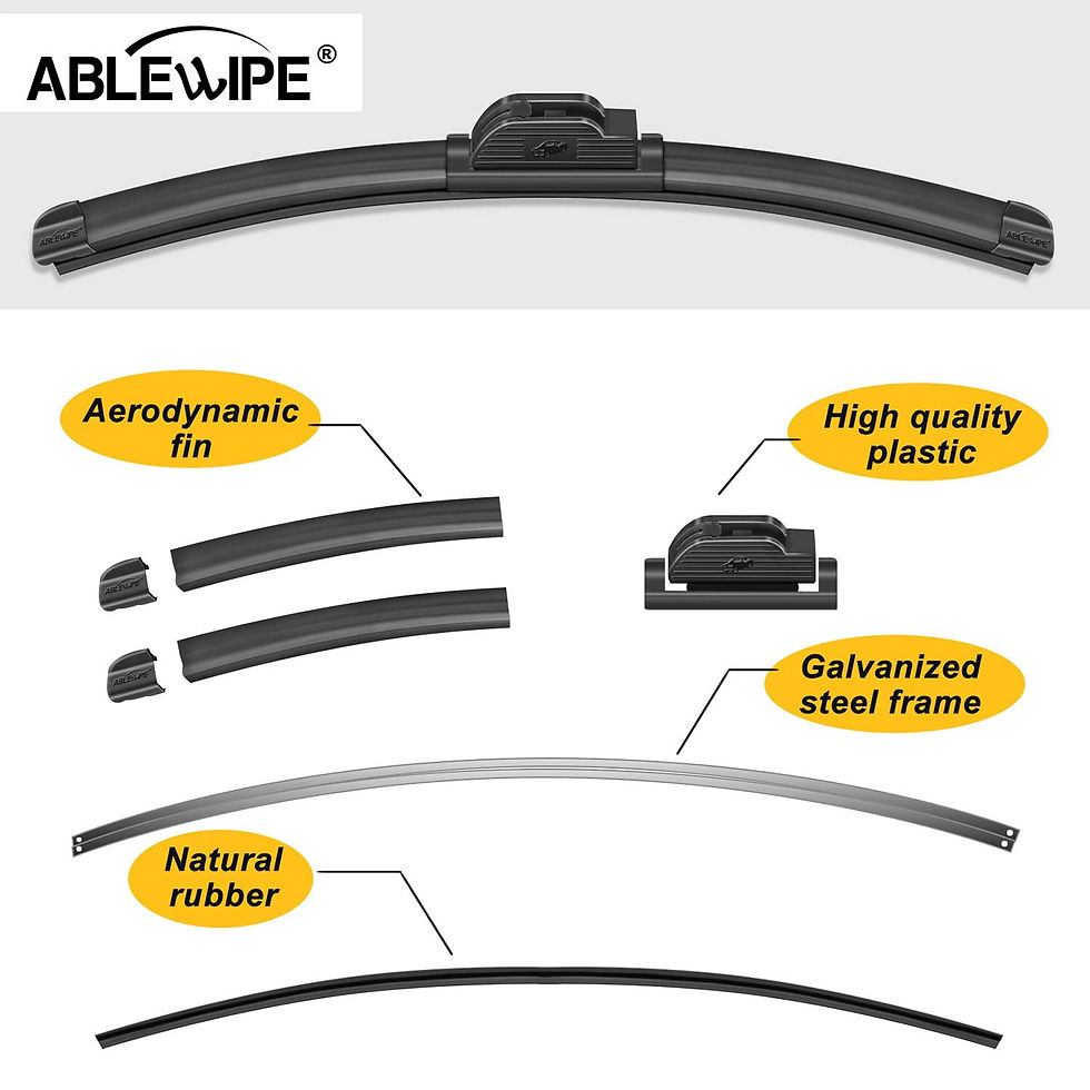 Thumbnail: ABLEWIPE 22"&22" Windshield Wiper Blades Fit For Ford F-150 2017 22 Inch & ..