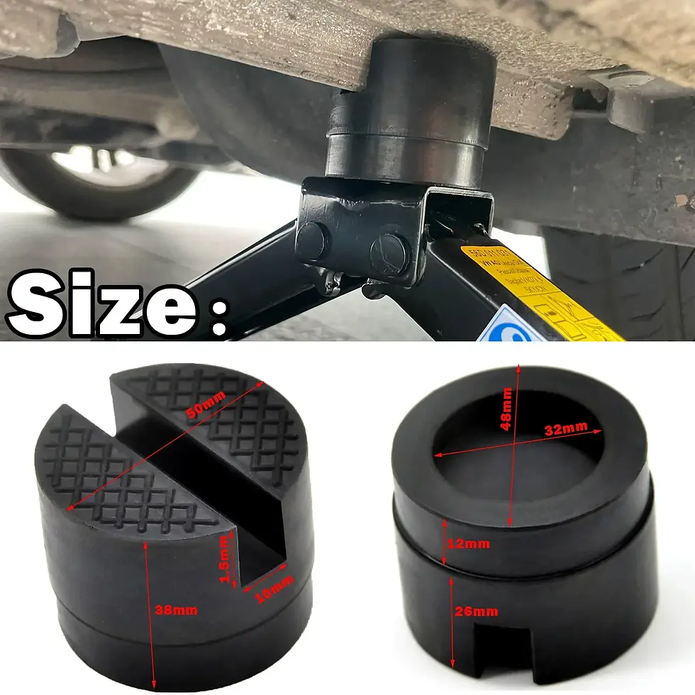 Thumbnail: Floor Slotted Car Jack Rubber Pad Frame Protector Adapter Jacking Tool Pinch Wel