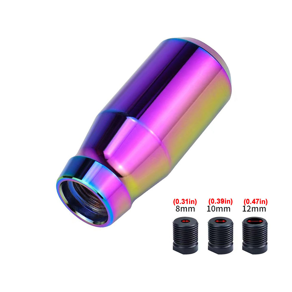 Thumbnail: Car Gear Shift Knobs 78mm Aluminum Alloy Weighted Shifter Knobs Metal Gear Lever