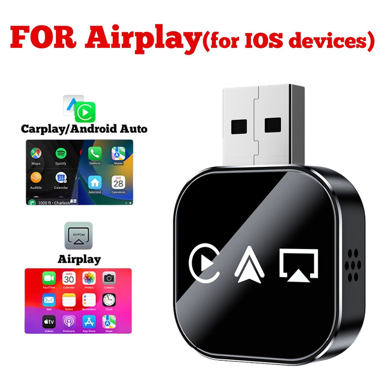 Thumbnail: KEBIDUMEI Q1AS 3-in-1 Car AI Box Wired to Wireless WiFi Carplay Plug & Play Andr