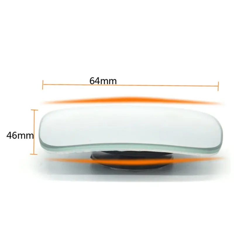 Thumbnail: YASOKRO 1 Pair Car Blind Spot Mirror Adjustable 360 Degree Rotation Wide Angle