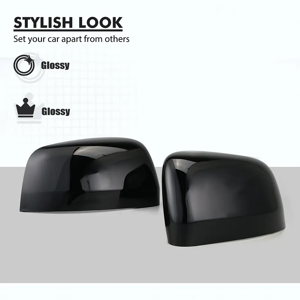 Thumbnail: Rear View Mirror Cover Left & Right Sides for Dodge Durango 2011-2022, for Jeep
