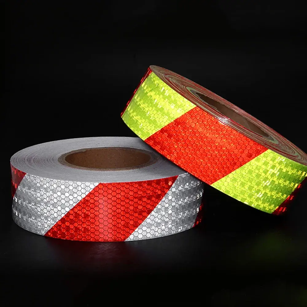 Reflective Safety Warning Tape – Self-Adhesive Twill Strip for Cars, Trucks & DI