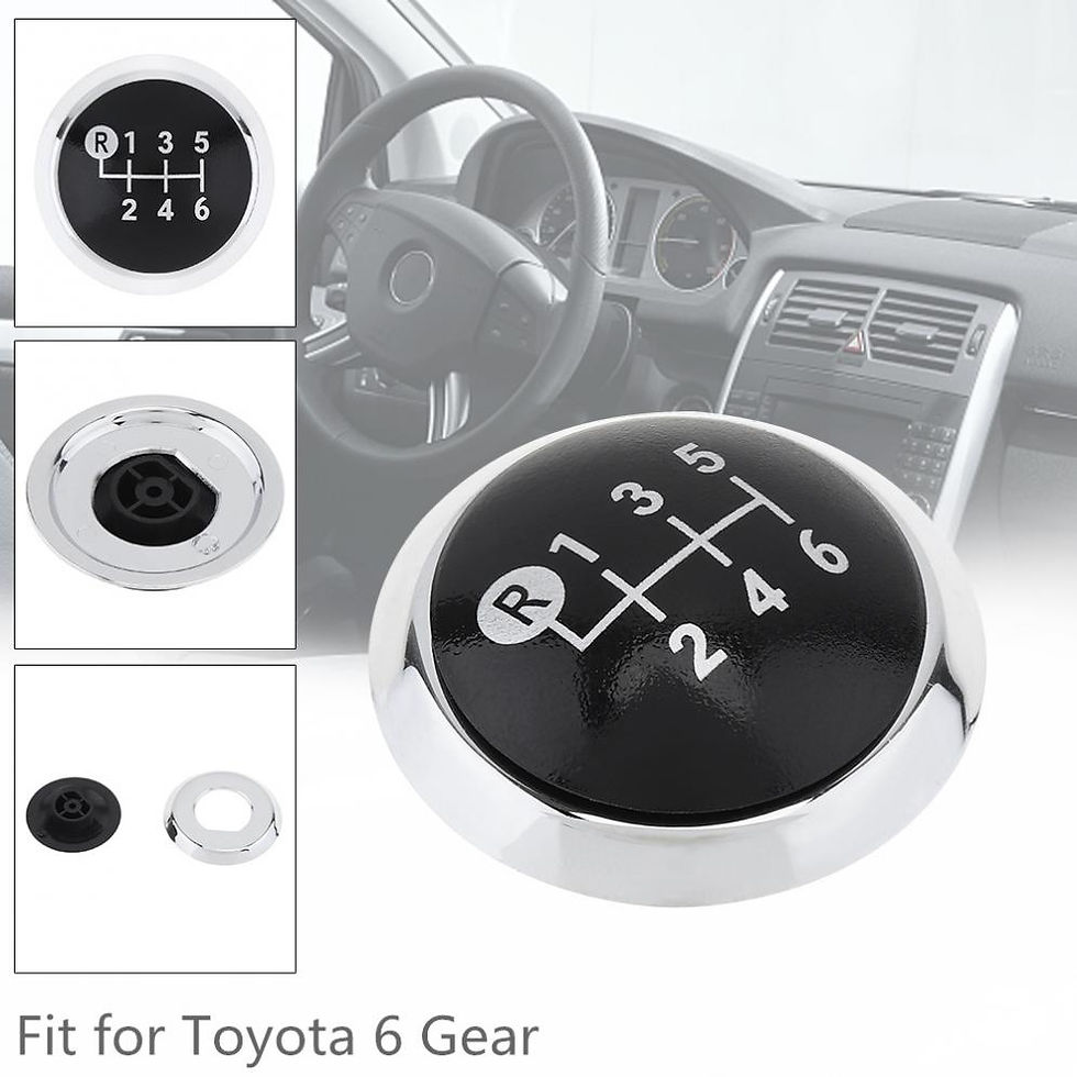 Thumbnail: 6 Speed Manual Gear Shifter Shift Lever Knob Stick Handball Head Cover TOYOTA Co