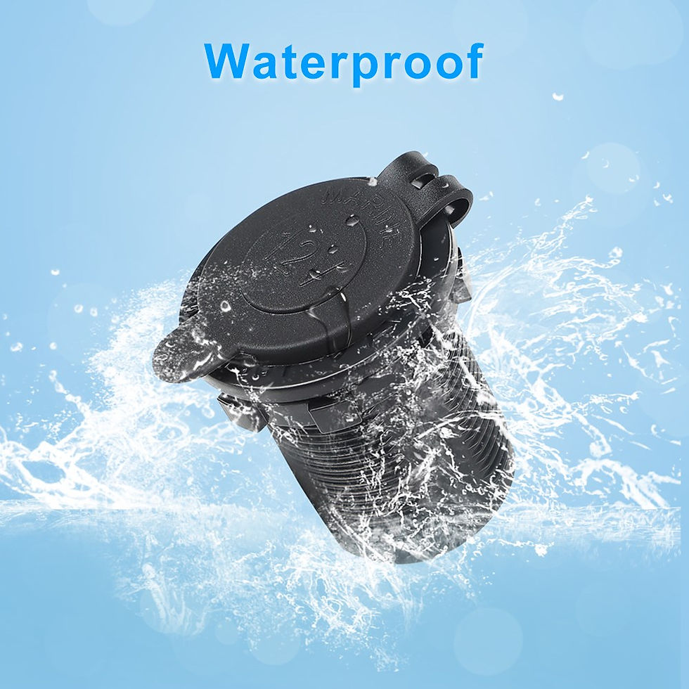 Thumbnail: Car Cigarette lighter Socket Automobile 12V-24V Waterproof Adapte lighter Plug F